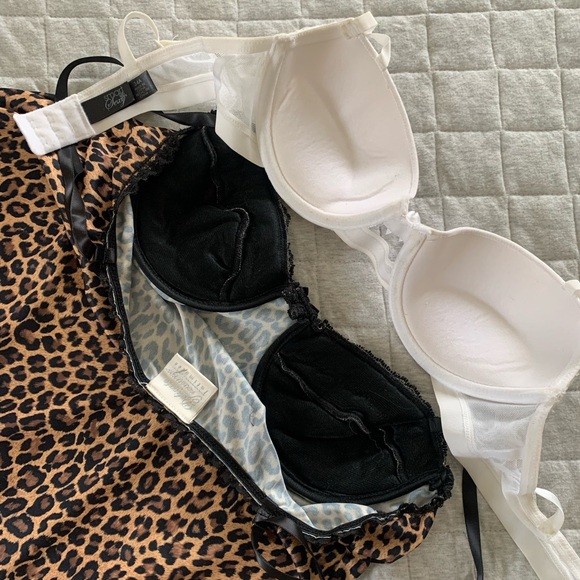 Victoria's Secret Leopard Print Chemise with Black Lace Trim - Picture 9 of 9